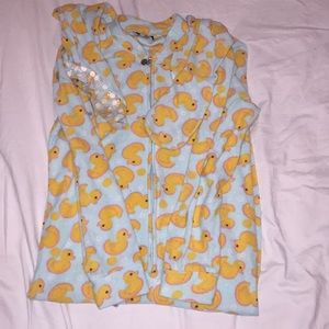 Joe Boxer Rubber Ducky Feetie Pajamas